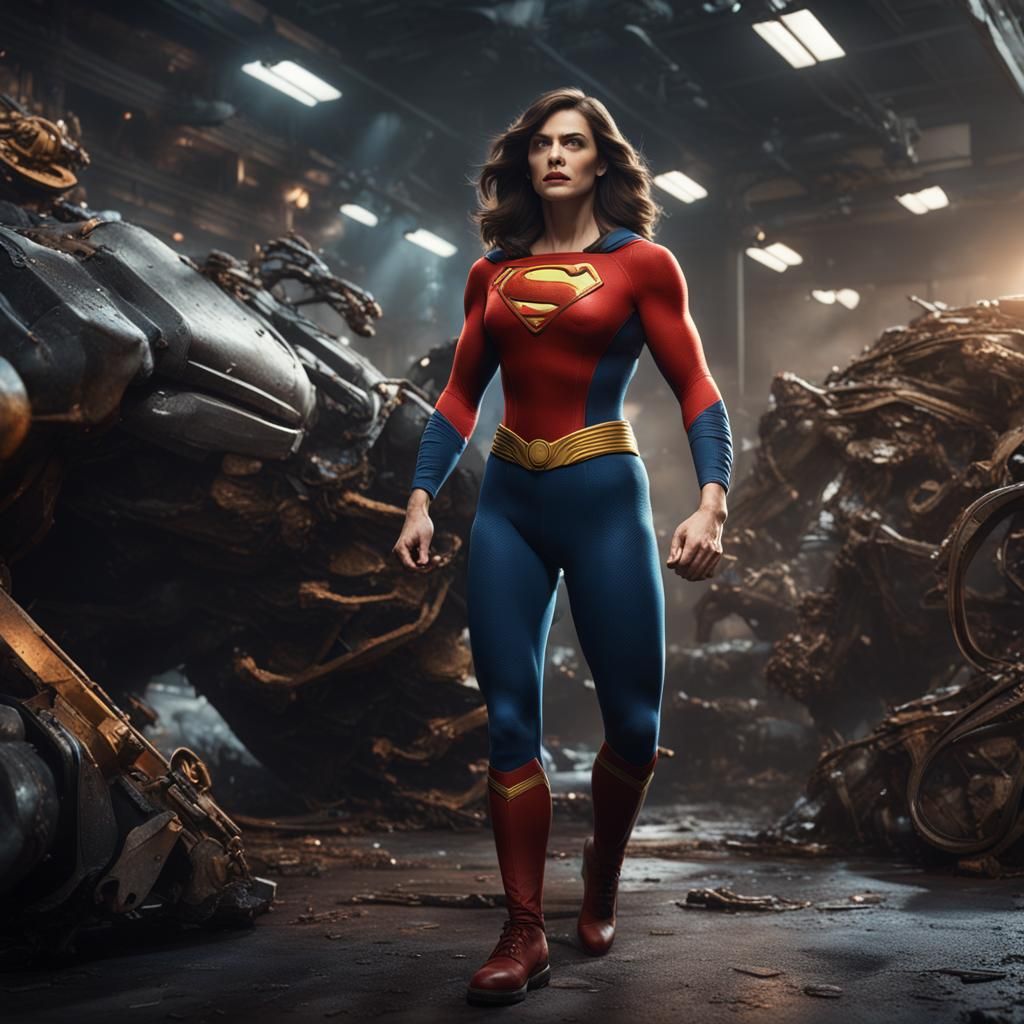 Lois Lane Showdown: Detailed Fantasy Concept Art