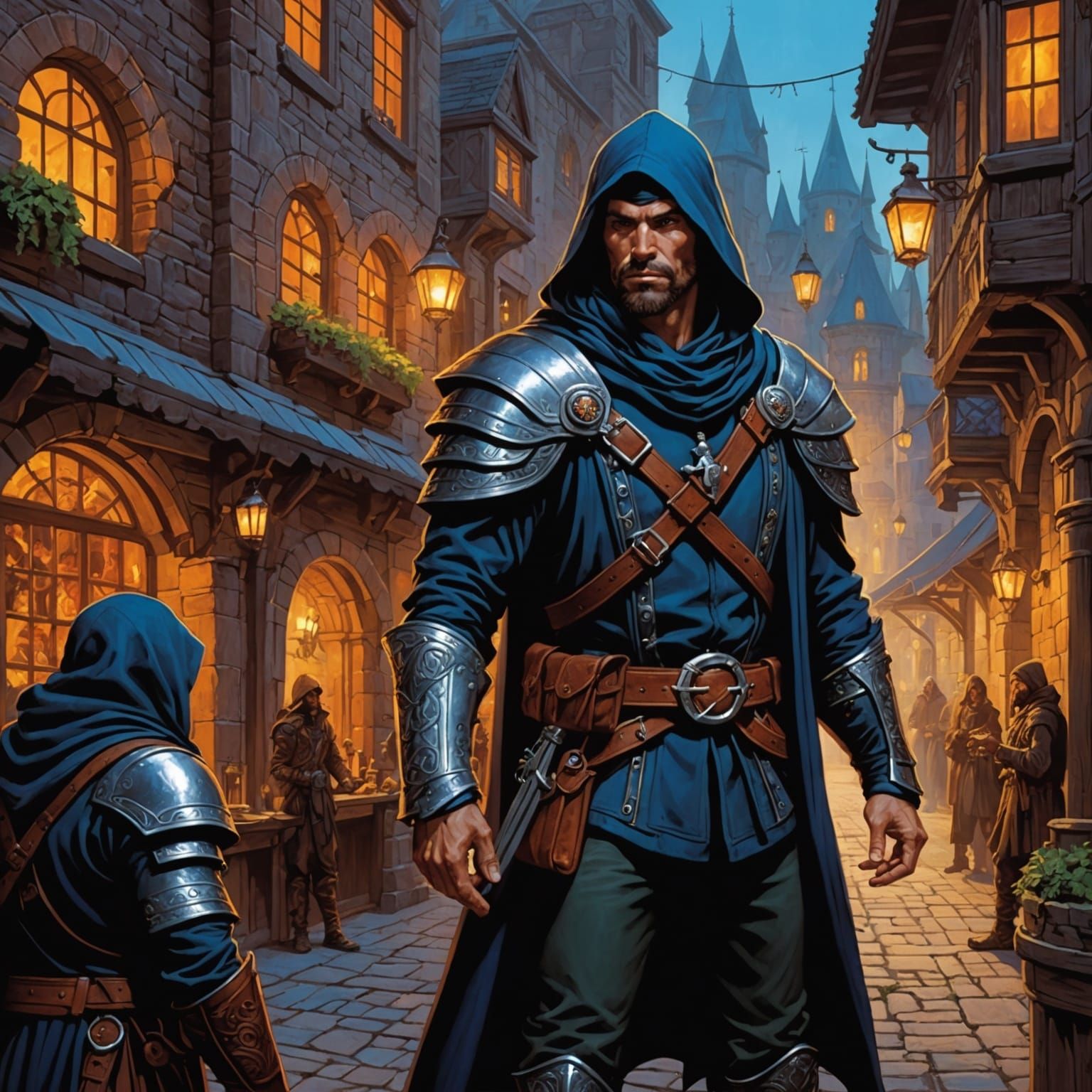 Fantasy Thief Inspired by DnD Art