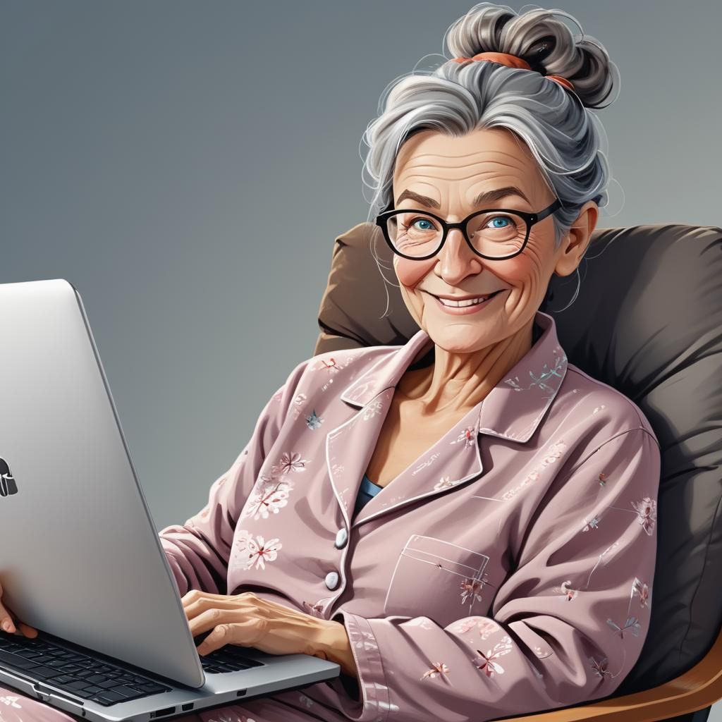 AI Designer: Portrait of a Hardworking Woman