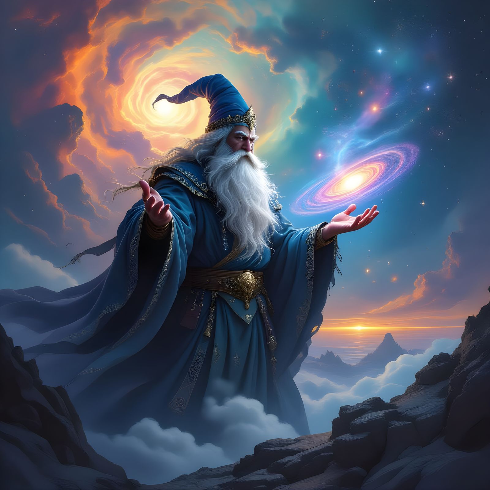 Ancient Wizard Conjures Galaxy in Cosmic Void