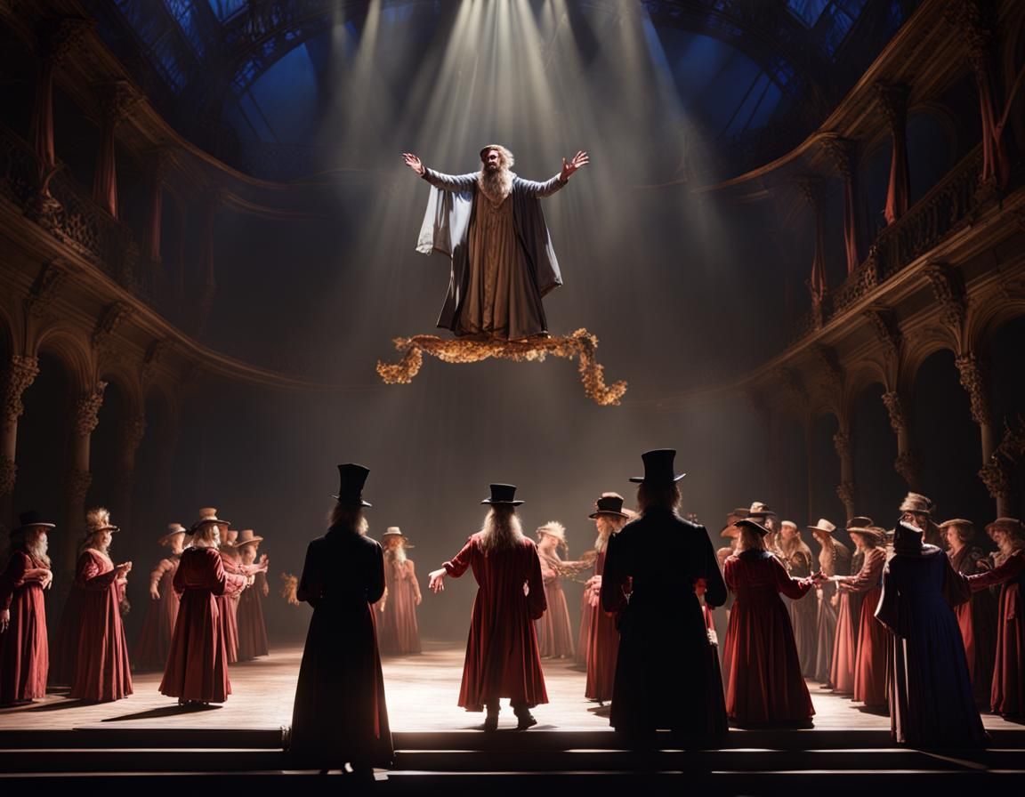 Theatre Robert Houdin 
Les Spectres
19th century French Sorc...