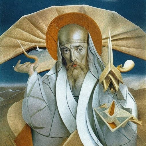 Post-Apocalyptic Origami Creatures in Surreal Style