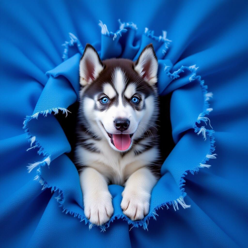 A Siberian Husky