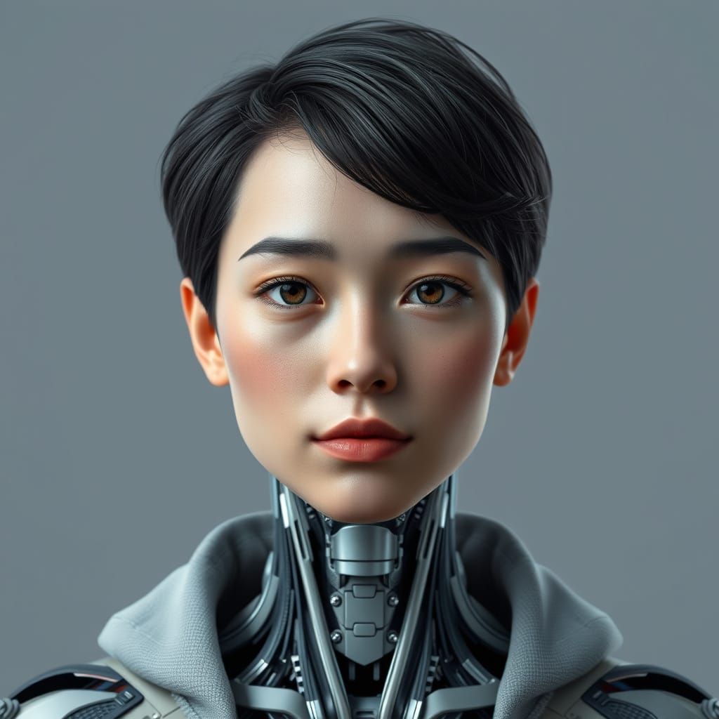 Show an image of how the AI would appear if it was a human.