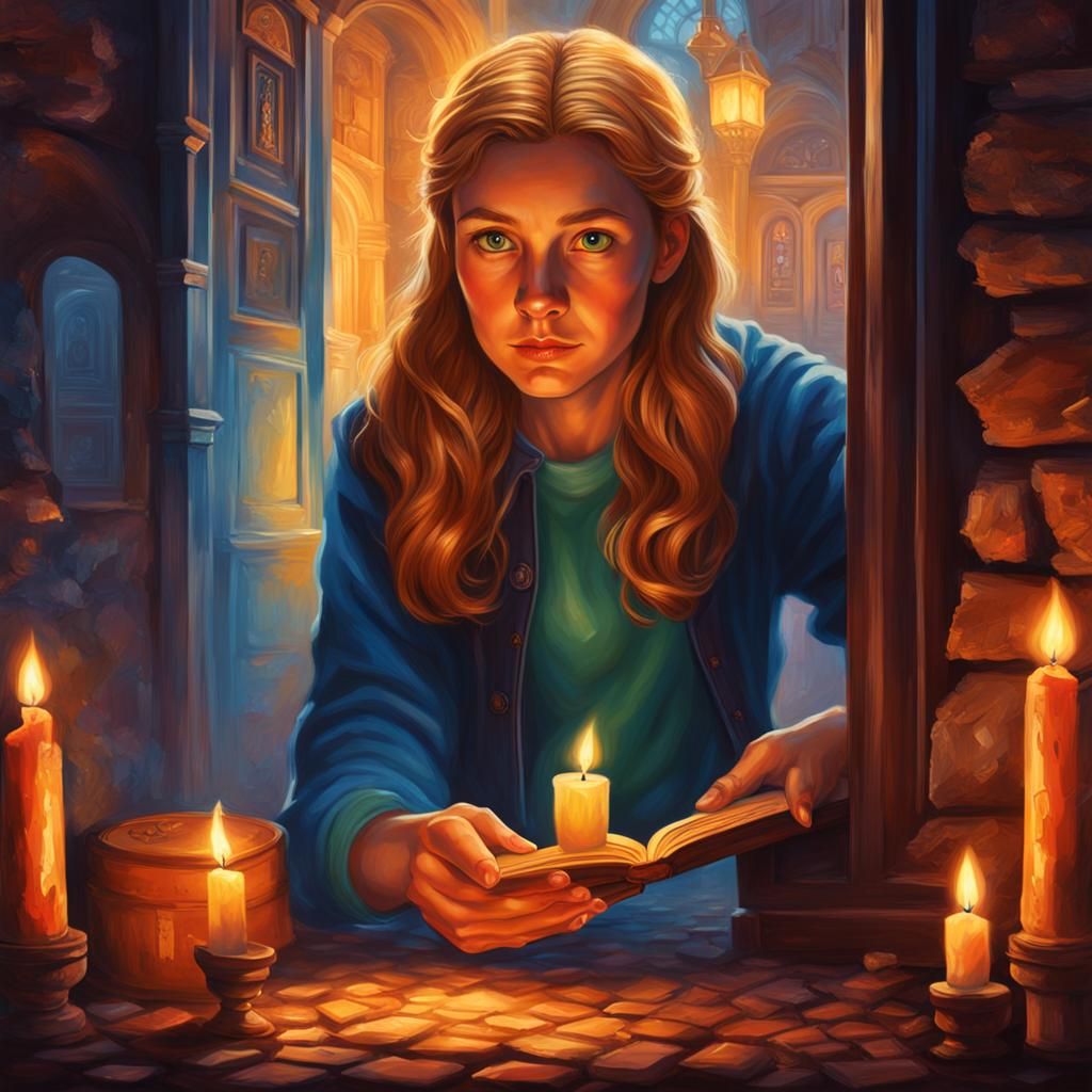 Nancy Drew Explores Secret Passage: Hyperrealistic Splash Ar...