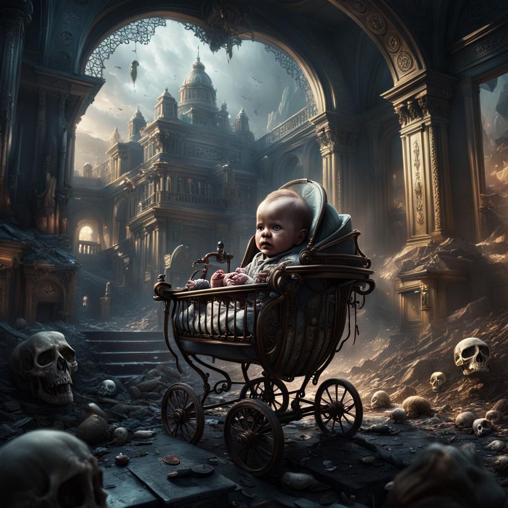 Disturbing Dead Baby Joke: Digital Matte Painting