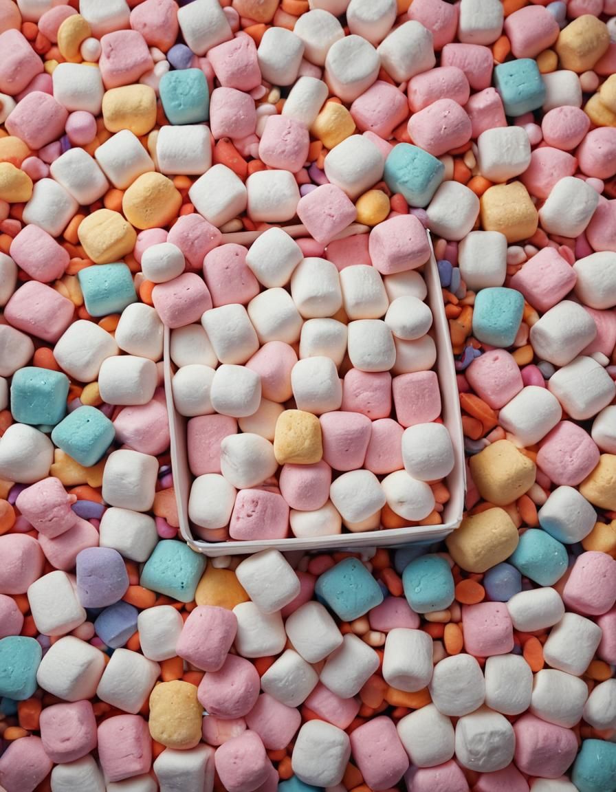 Mischievous Marshmallows Springing to Life: Impressionist Ps...