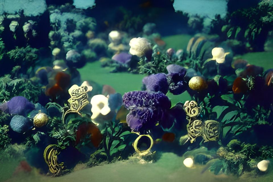 Ocean Maze: A 1920s Autochrome Dreamscape