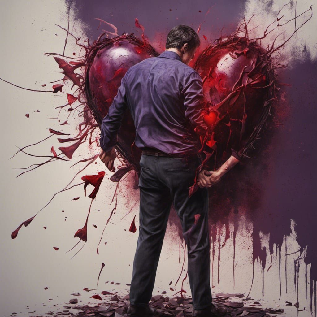 Hyper-Realistic Dark Soul Excising Heart