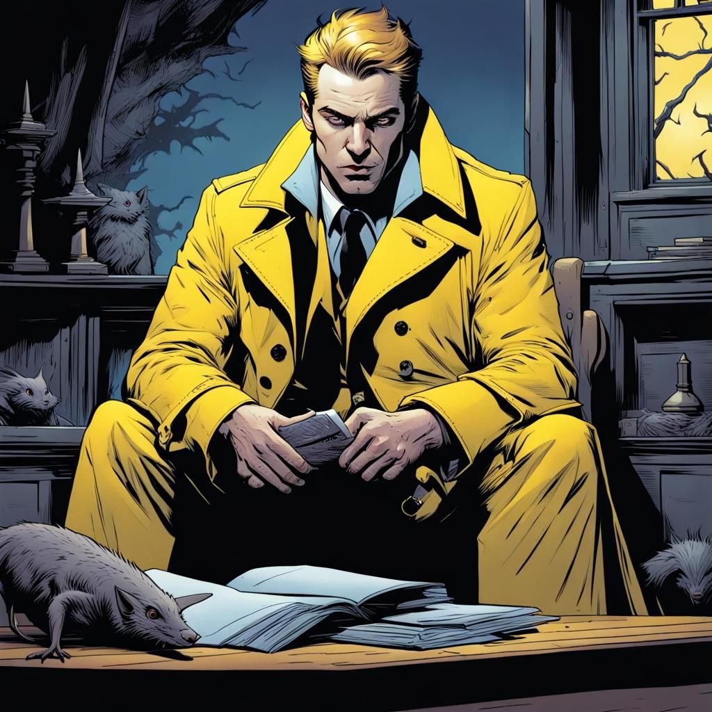 Reporter Interviews Vampire Bat in Comic Book Art