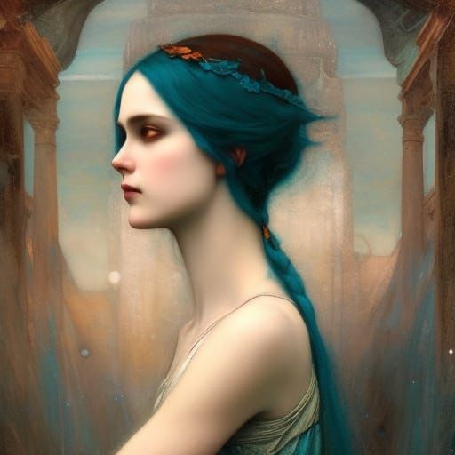 Pre-Raphaelite Inspired