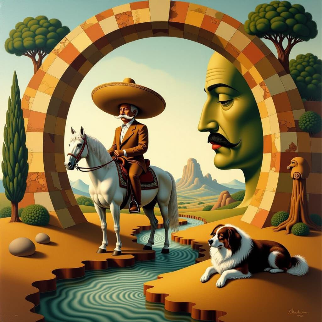 Optical Illusion: Surrealist Painting in Ocampo Style