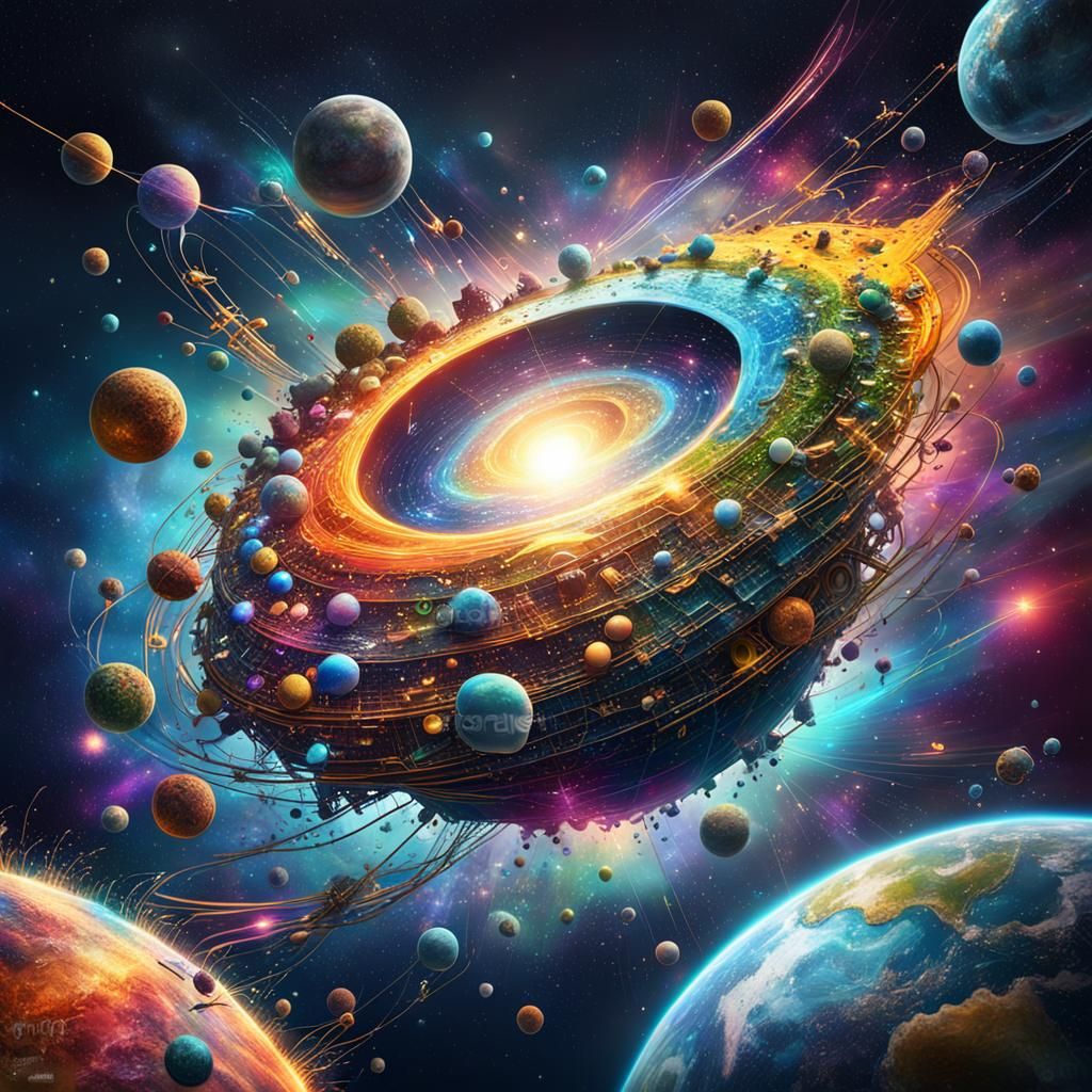 Internet of Things in Cosmic Splash Art