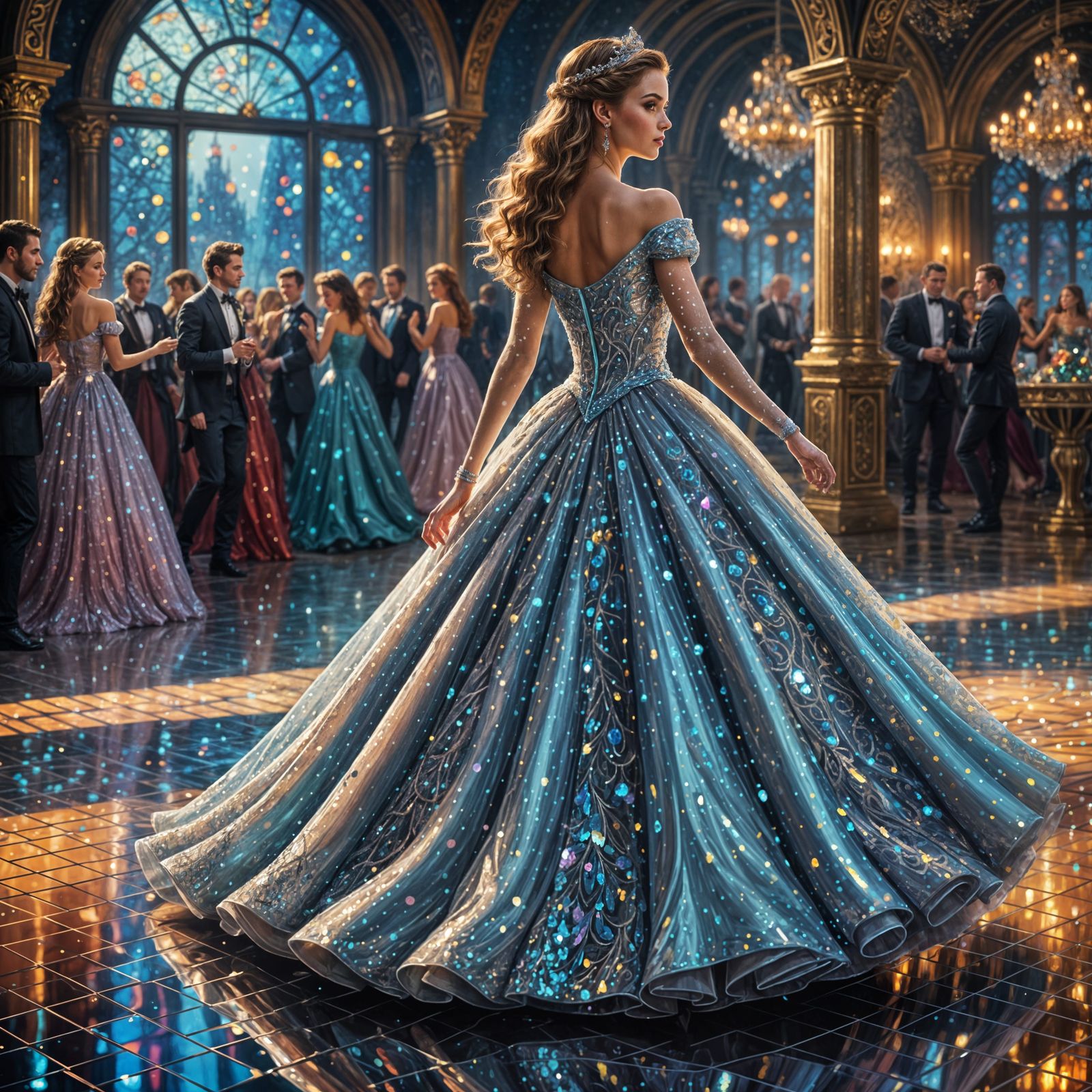 Regal Princess Dancing on Crystal Ballroom Dancefloor