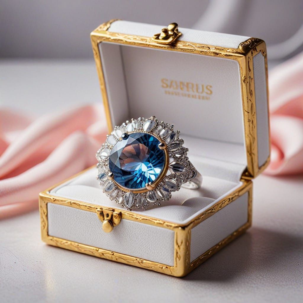 Luxurious Crystal Gem Jewelry: Macro Product Photography