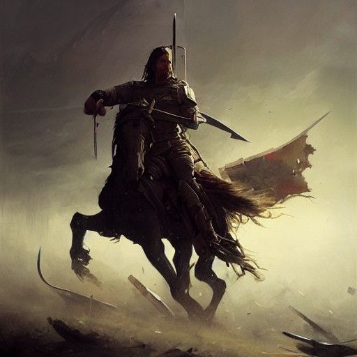 War, Second Horseman of the Apocalypse: Digital Painting