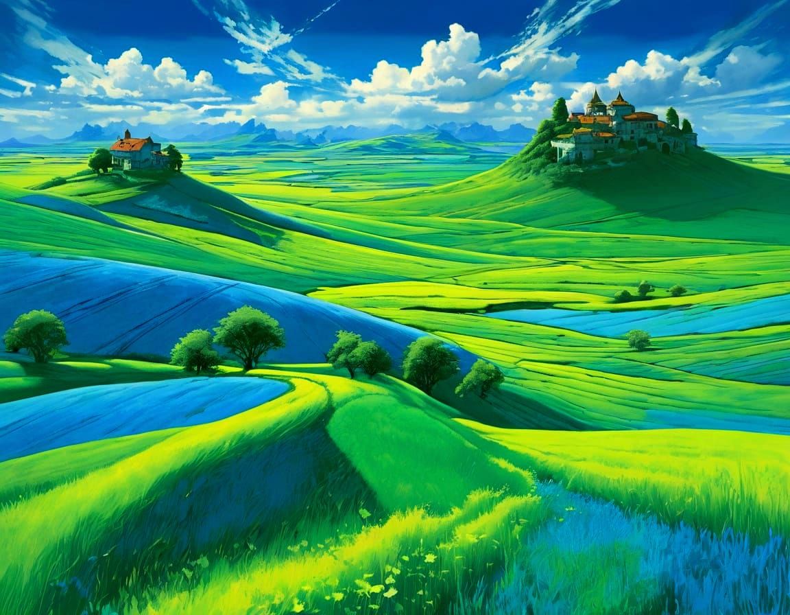 Chromatic Equilibrium: Machine and Nature Harmony