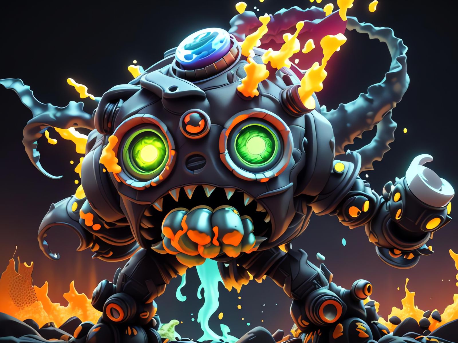 🆗😬 the figure of a monster is the most creepy and disgusting thing that we do not have on the planet