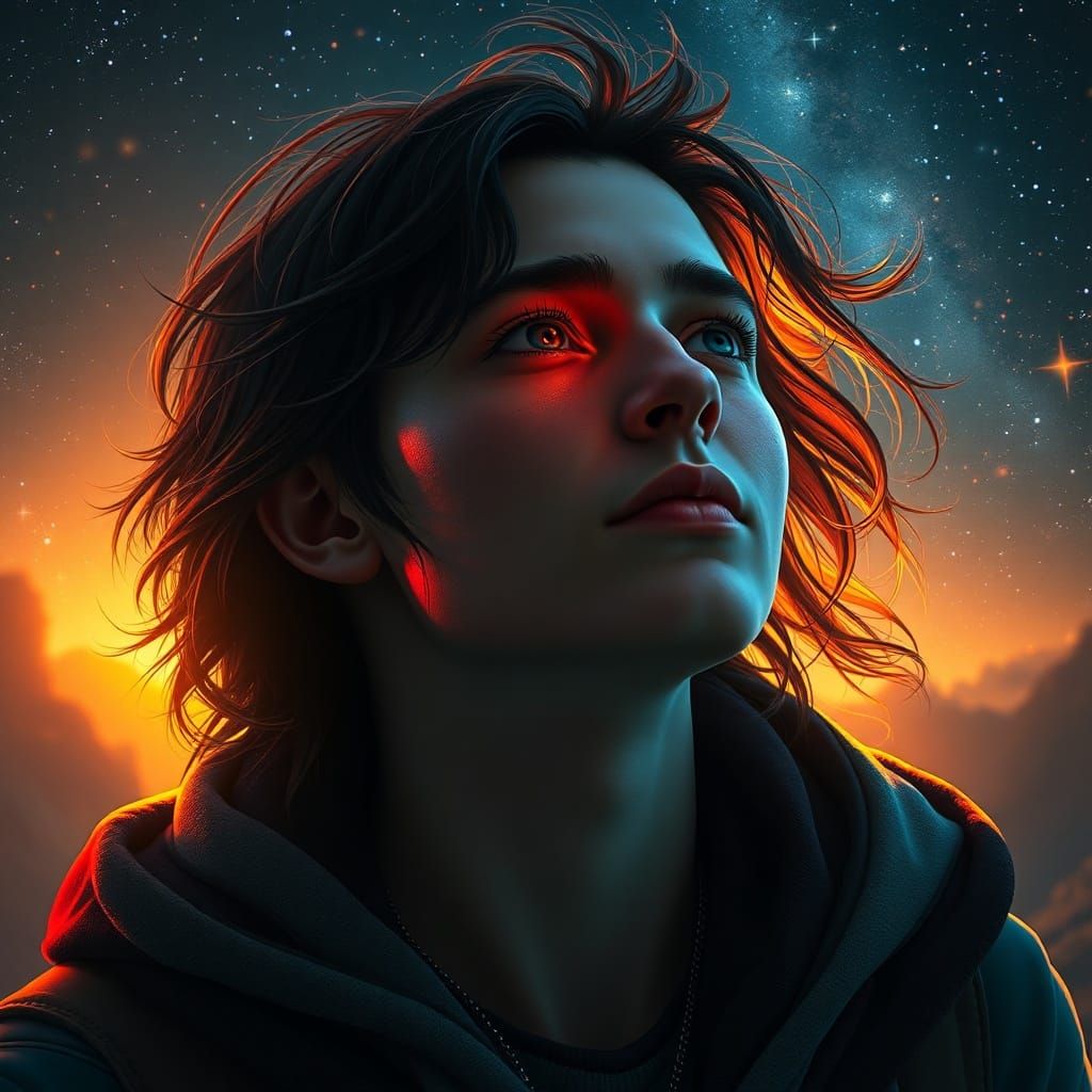 Adventurous Spirit Guided By Stars