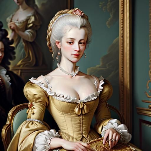 "The Extravagant Court": Depict Marie Antoinette in the lavi...