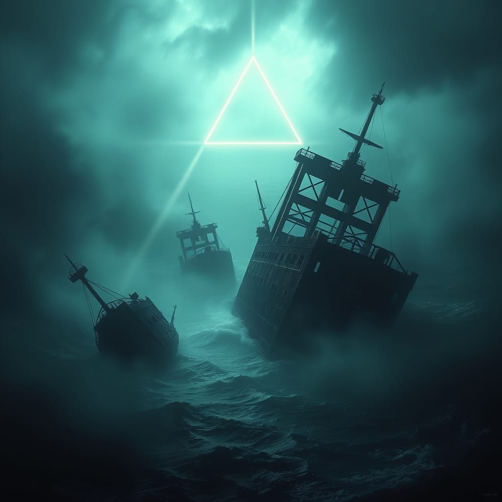 Shipwrecks in Bermuda Triangle: A Dark Fantasy