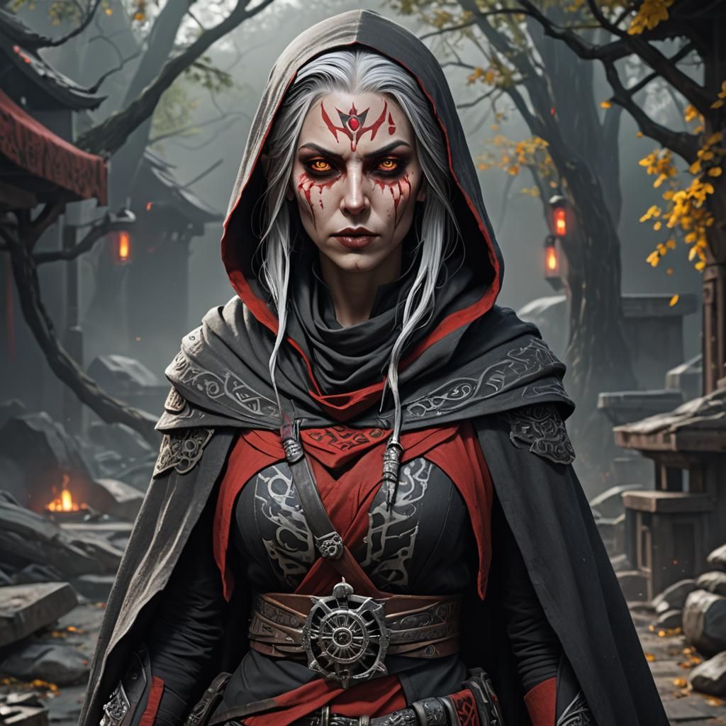 Sith Pureblood Ninja: Detailed Matte Painting