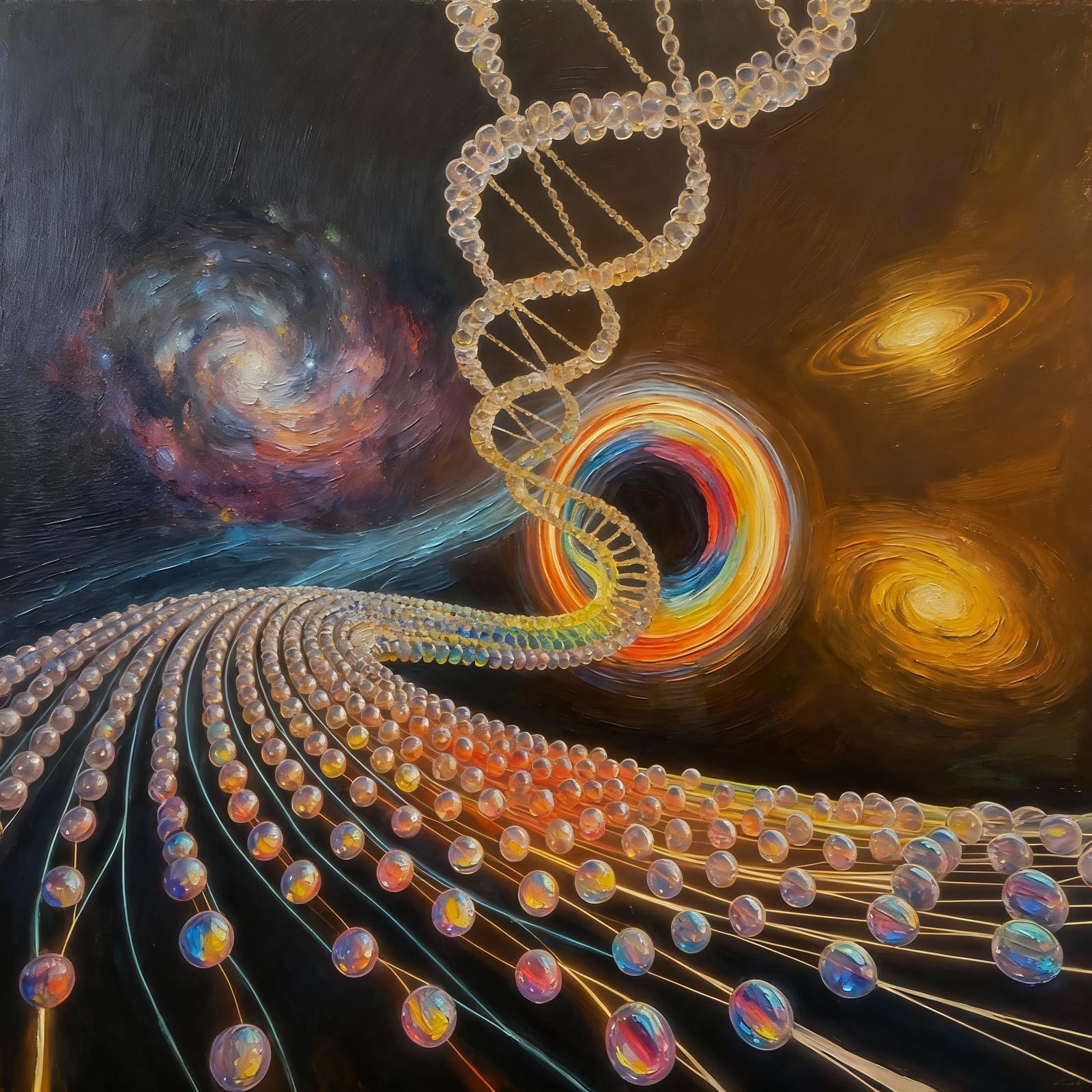 Nucleic Acid Twisting in Quantum Portal Geometric Reality