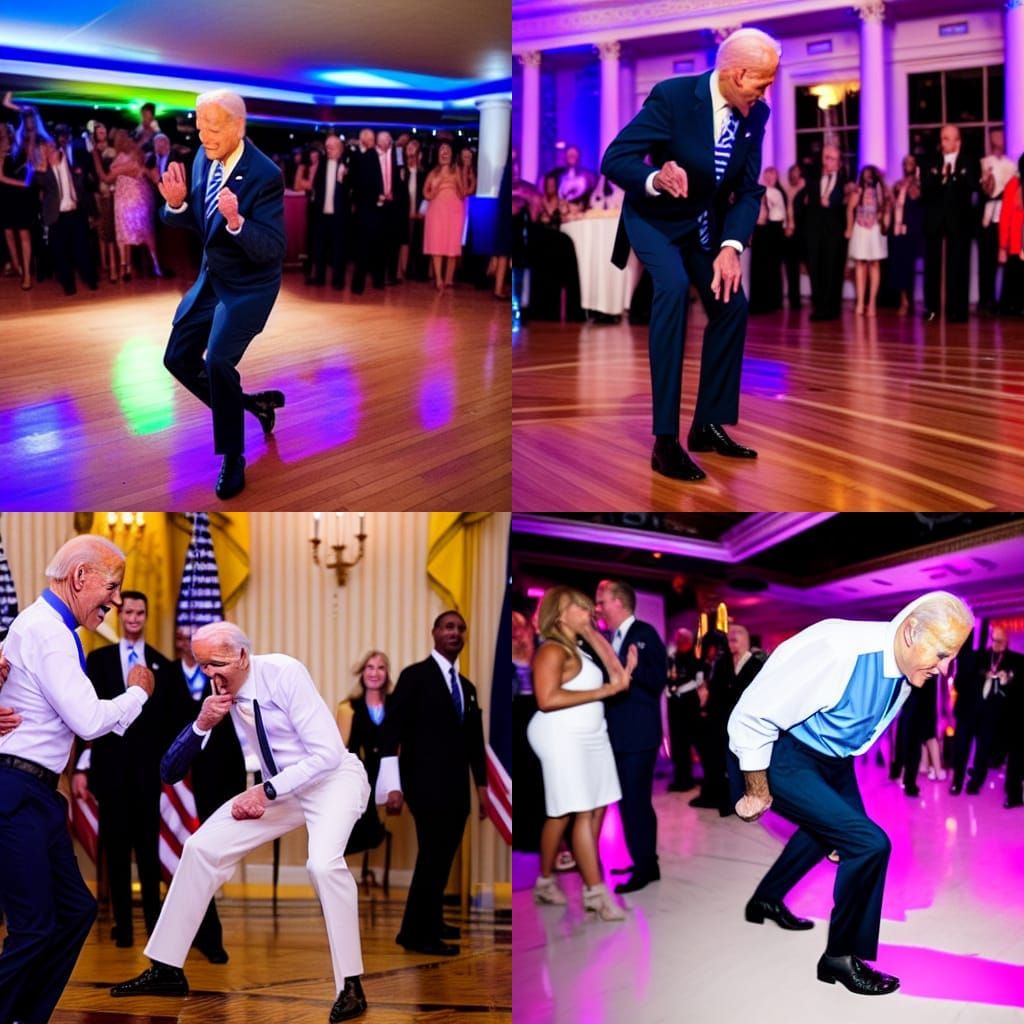 AI Image of Man Dancing on Dancefloor