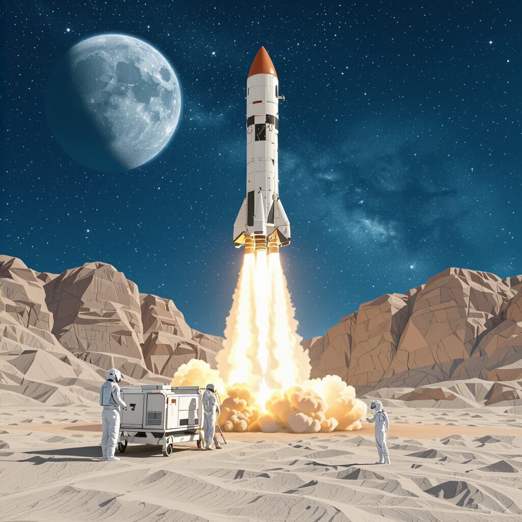 Shinobu Kocho in Blue Swimsuit: Digital Art