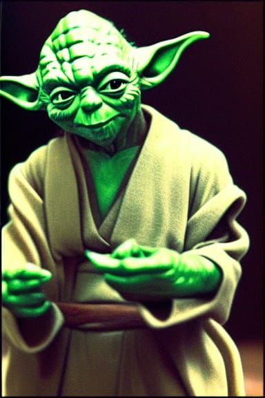Master Yoda Rolling a Joint: Humorous Fan Art