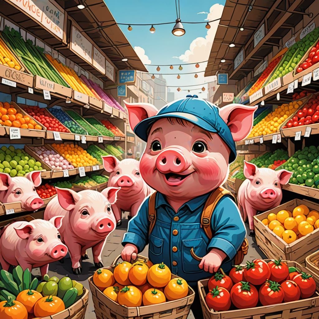 This little pig went to market 