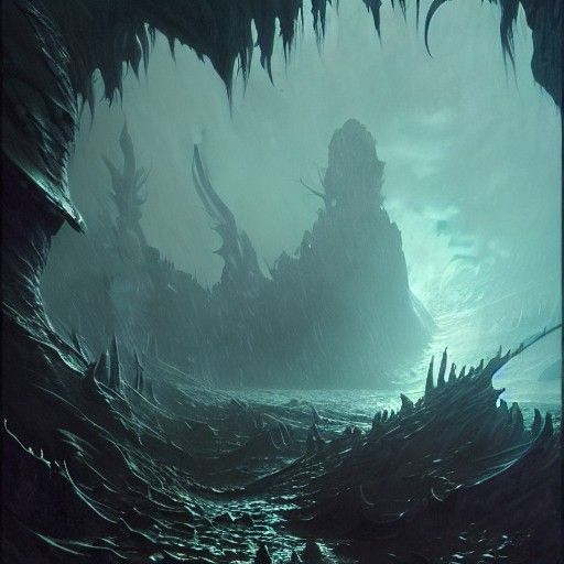 Dagon Eldritch Concept Art in 8k Resolution