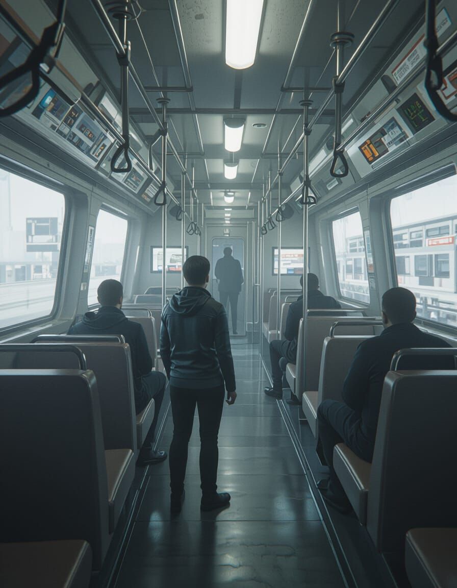 Dramatic Atmospheric Scene in Cinematic Style