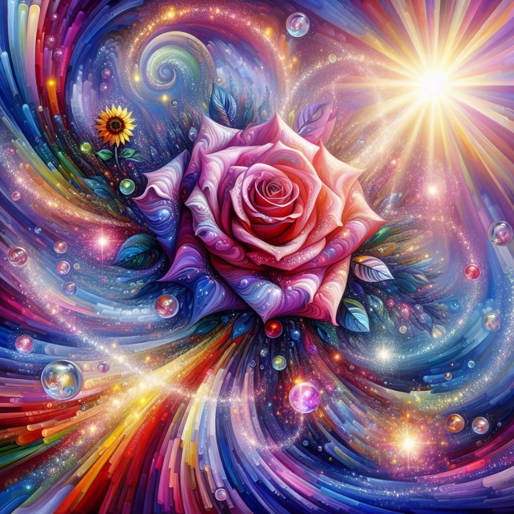 Grandiose Rose in Vibrant Hues