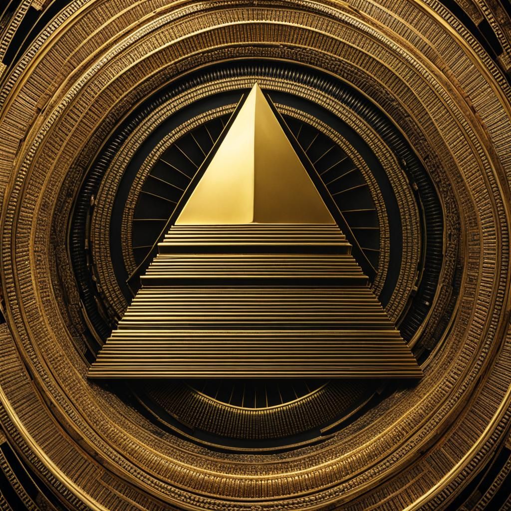 Golden Eye Pyramid: A Vision of Divine Observation