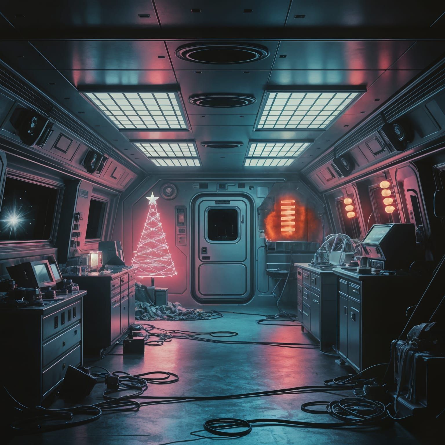 AI Image: Abstract Replacement of Steel Panel