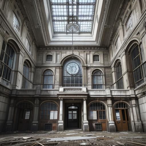 Abandoned British post office