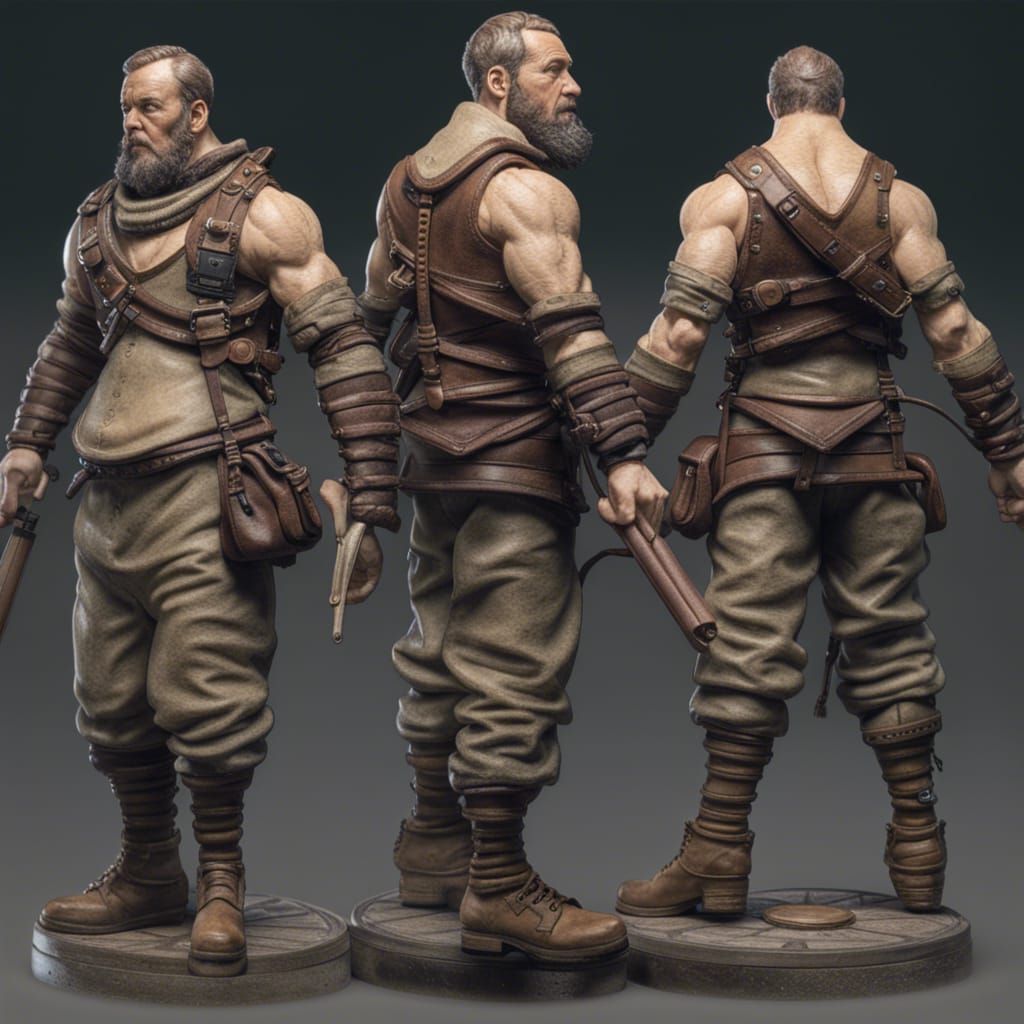 AI Generated Action Figure Image