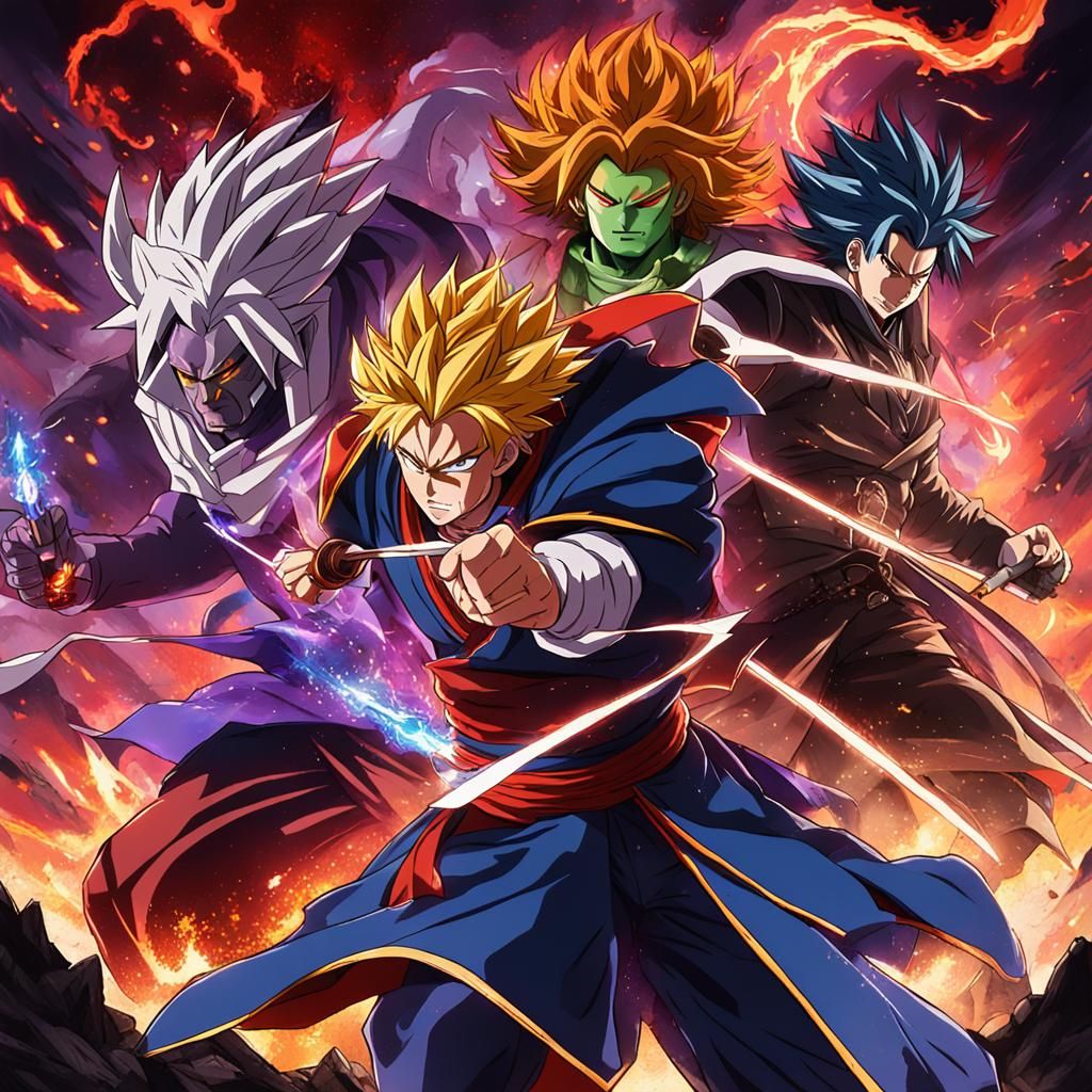 Epic Anime Villains Battle