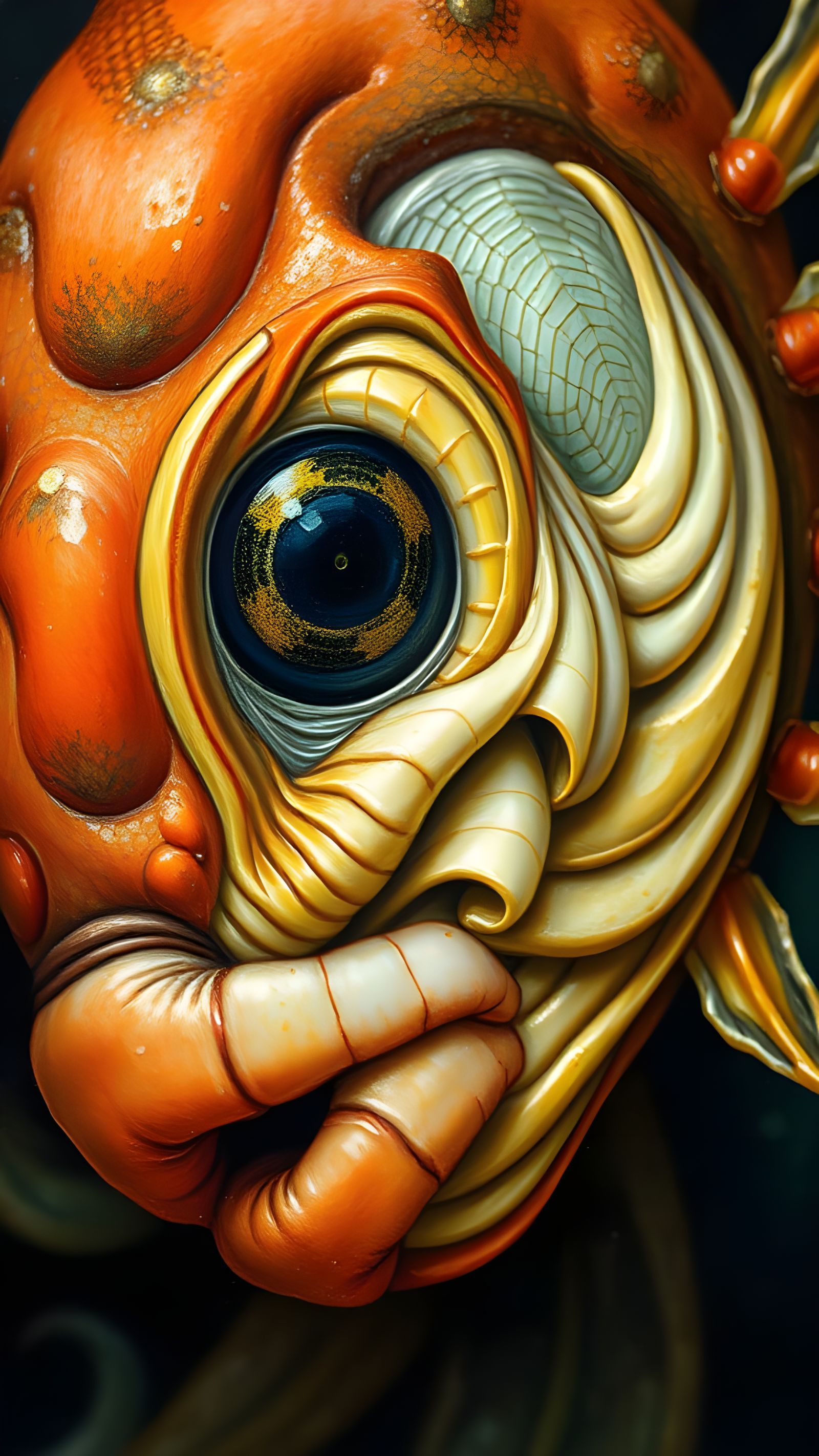 The Temptation of St Anthony established the hybrids of fish...