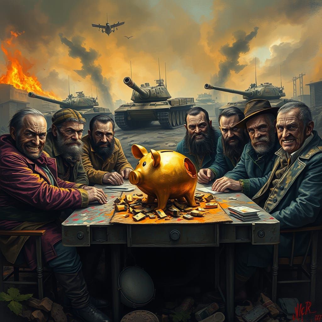 Greed Incarnate in a War-Torn Wasteland