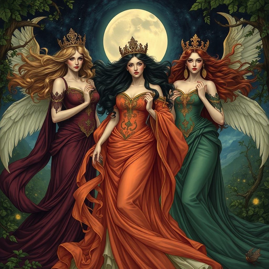 Maidens fierce and maidens fair