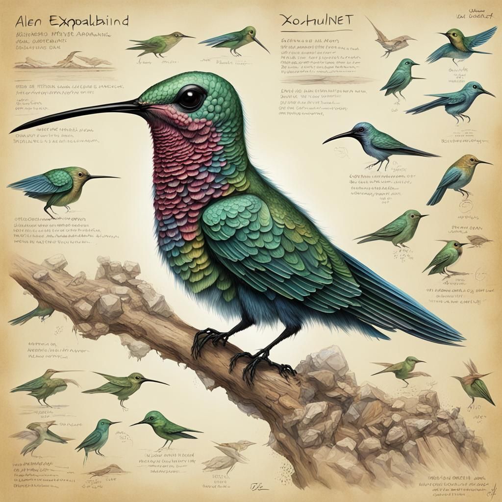 Hummingbird Aliens on an Exoplanet: Speculative Xenobiology