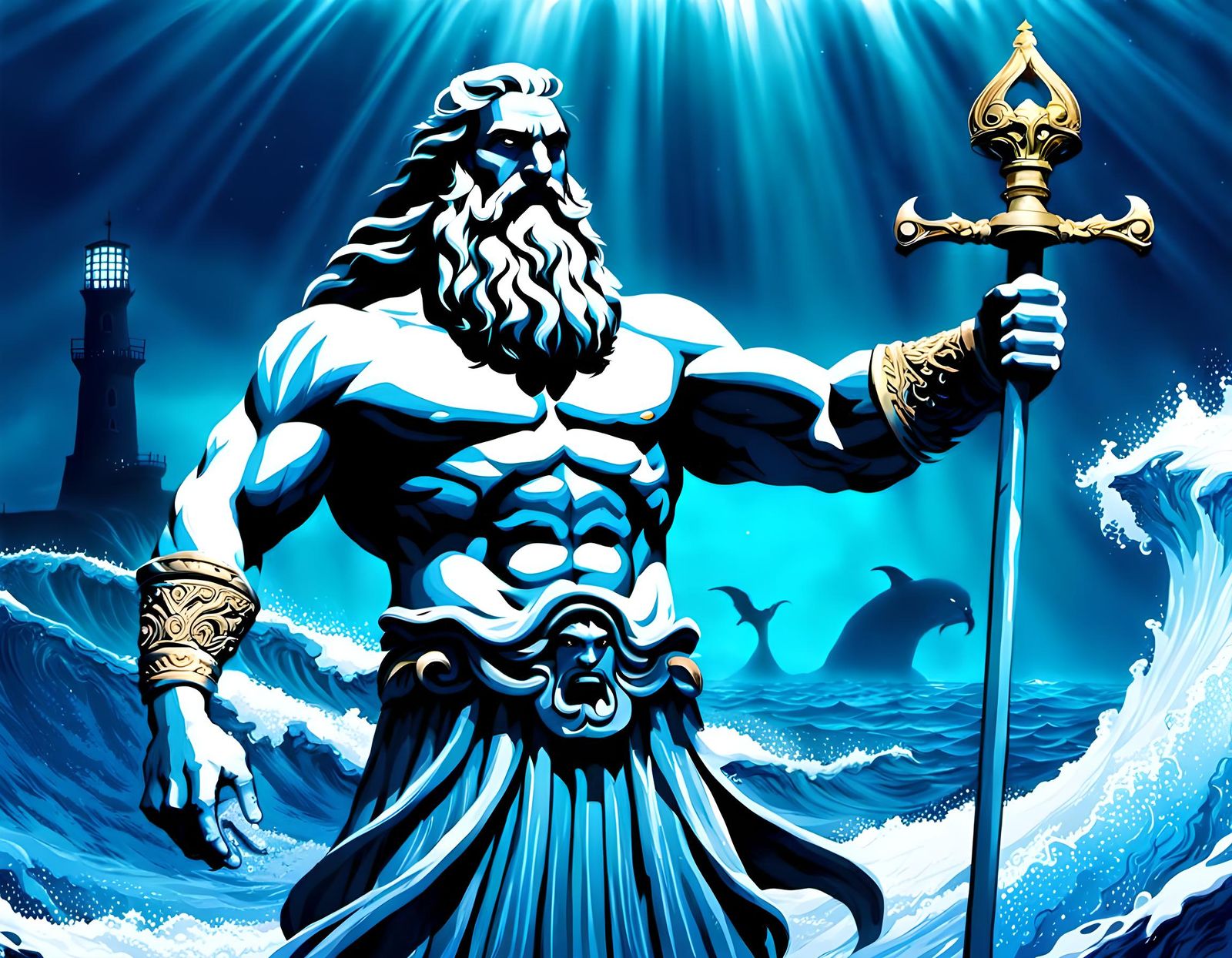 Poseidon: God of the Ocean and Water