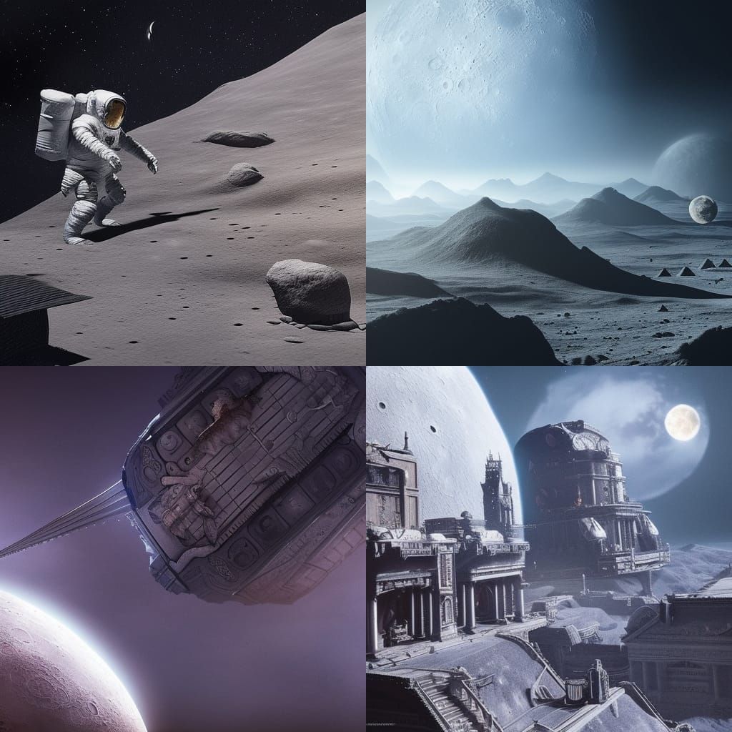 City on the moon
