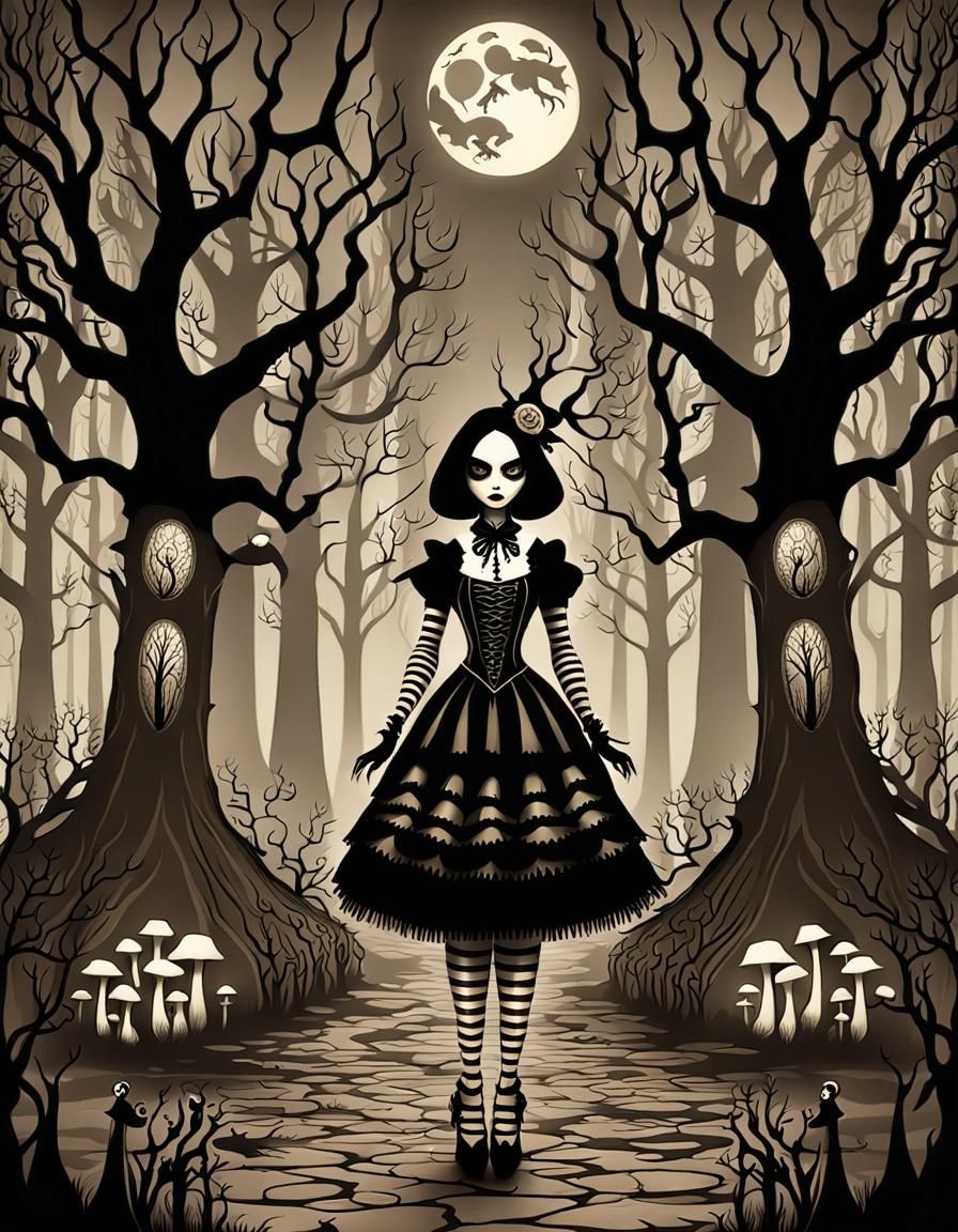 Enigmatic girl with pale skin. AAM XL Anime Mix v1