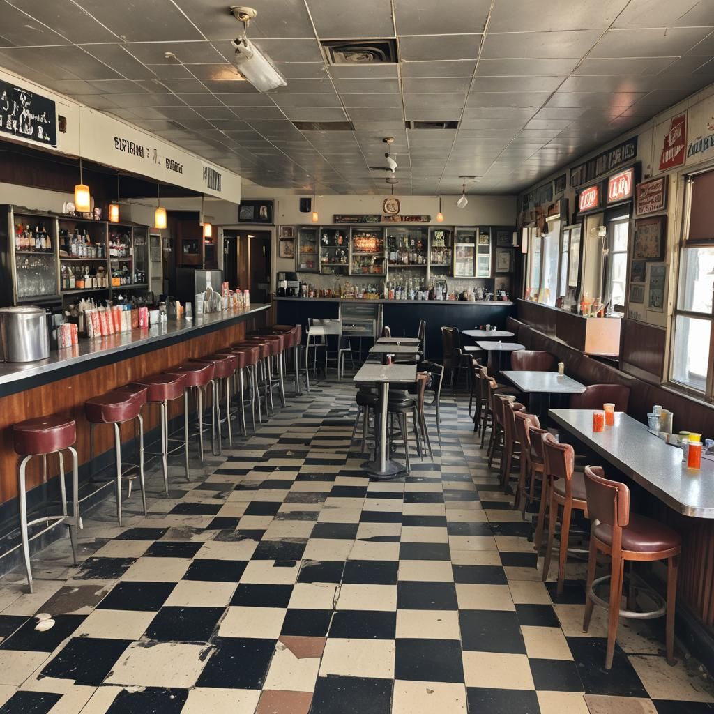 Abandoned Bar with Knockoff Drinks and Anomalous Snacks
