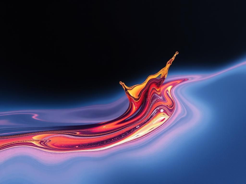 Viscous Liquid Horizons Inspired by Hypertexture