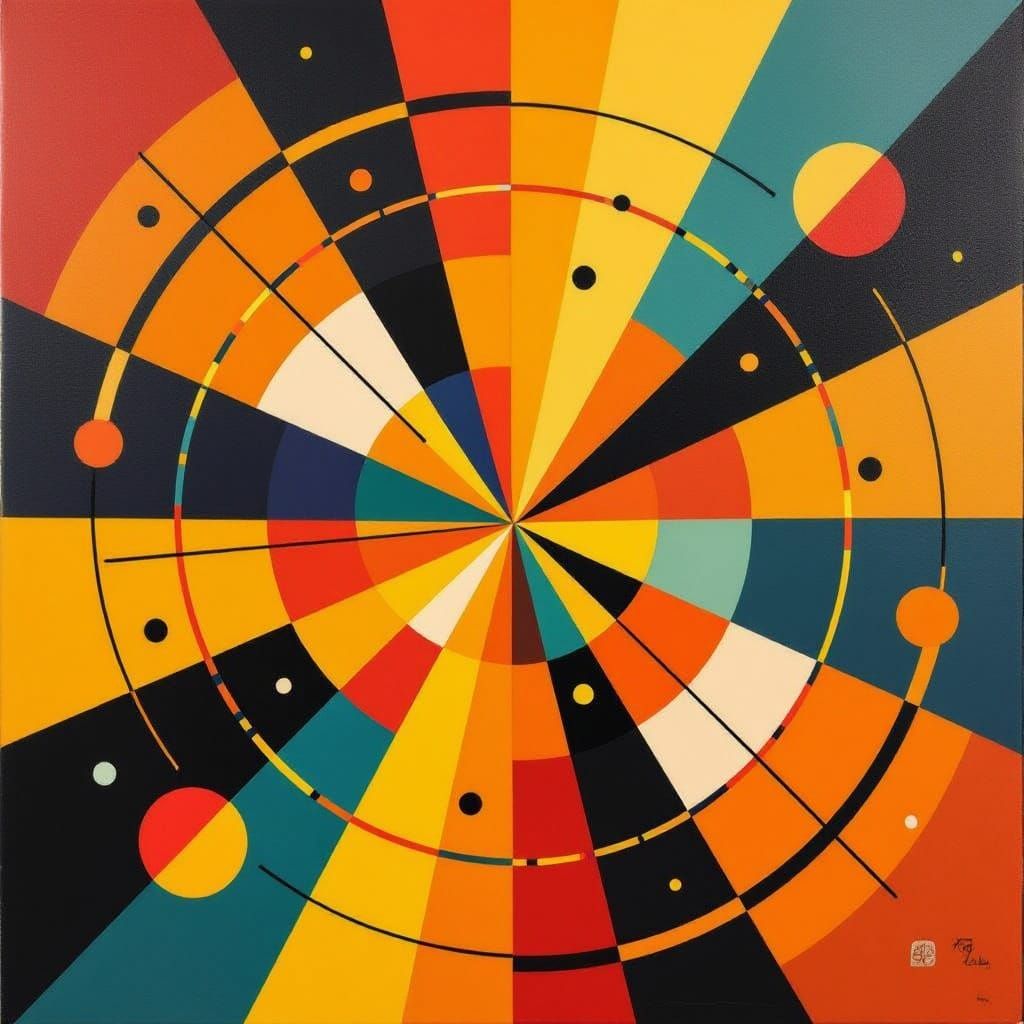 Vibrant Abstract Explosion of Joy and Energy