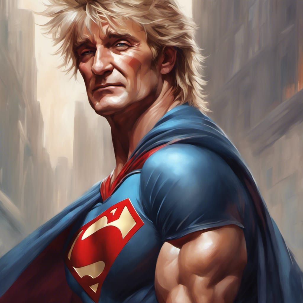 Rod Stewart - the mighty superman